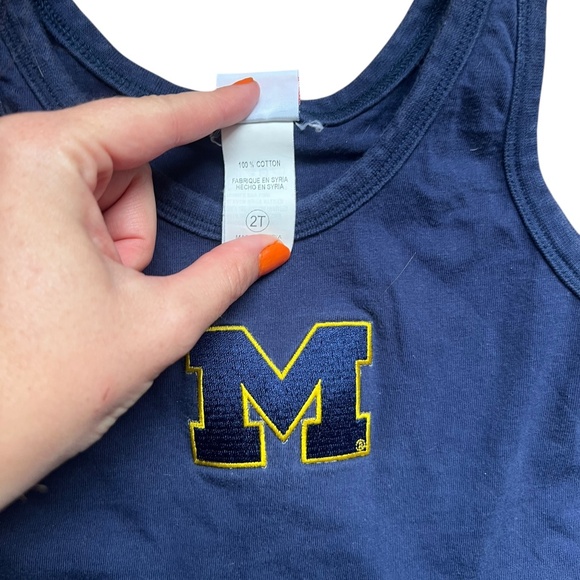 Vintage University of Michigan 2T Dress Cheer Uniform - Picture 3 of 4